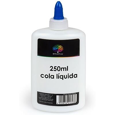 OfficeTree 250 ml cola transparente artesanato cauda branca escolar transparente sem solventes adequado para crianças cauda branca artesanato seca transparente cola artesanato crianças OfficeTree 250 ml cola transparente artesanato cauda branca escolar transparente sem solventes adequado para crianças cauda branca artesanato seca transparente cola artesanato crianças