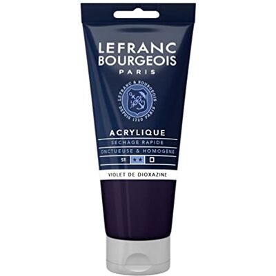 Lefranc Bourgeois Lefranc & Bourgeois Fine Tinta acrílica, roxo (Dioxazine Violet), 80 ml Lefranc Bourgeois Lefranc & Bourgeois Fine Tinta acrílica, roxo (Dioxazine Violet), 80 ml