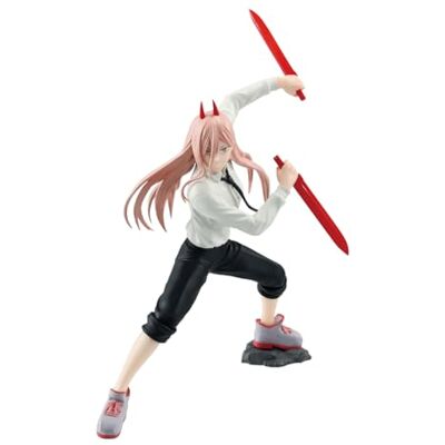 Banpresto BP29511P, Figura de ação Power Chainsaw Man, Vibration Stars IV de 16 cm, multicolorida, figura colecionável, ideal para os fãs de anime Banpresto BP29511P, Figura de ação Power Chainsaw Man, Vibration Stars IV de 16 cm, multicolorida, figura colecionável, ideal para os fãs de anime