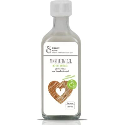 F. Herz Limpador de pincéis de 250 ml para pintura a óleo e tinta acrílica à base de matérias-primas especiais, muito eficaz F. Herz Limpador de pincéis de 250 ml para pintura a óleo e tinta acrílica à base de matérias-primas especiais, muito eficaz