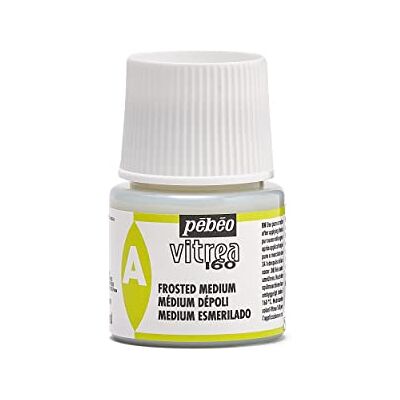 PEBEO Tinta transparente para vidro vitrea 160°C, fosco médio 45 ml PEBEO Tinta transparente para vidro vitrea 160°C, fosco médio 45 ml