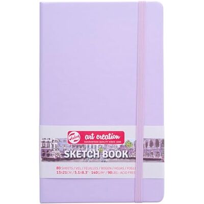 ART Caderno de esboços 80 folhas, 13 x 21 cm, violeta pastel ART Caderno de esboços 80 folhas, 13 x 21 cm, violeta pastel