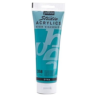 PEBEO Acrílico Fine Studio Tinta acrílica Verde-Azul Verde-Azul Iridescente 250 ml PEBEO Acrílico Fine Studio Tinta acrílica Verde-Azul Verde-Azul Iridescente 250 ml