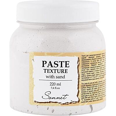 Sonnet Pasta em relevo à água Textura de grão médio para pintura a óleo, acrílica, têmperas e guache Fabricado por Nevskaya Palitra Sonnet Pasta em relevo à água Textura de grão médio para pintura a óleo, acrílica, têmperas e guache Fabricado por Nevskaya Palitra