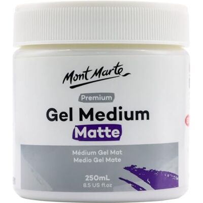 MONT MARTE Medium Acrílico Fosco – 250ml – Gel Medium para um Acabamento Fosco MONT MARTE Medium Acrílico Fosco – 250ml – Gel Medium para um Acabamento Fosco