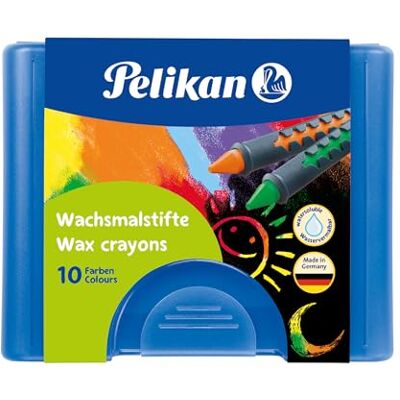 Pelikan , Ceras aquareláveis, pigmentos brilhantes, com estojo compacto Pelikan , Ceras aquareláveis, pigmentos brilhantes, com estojo compacto