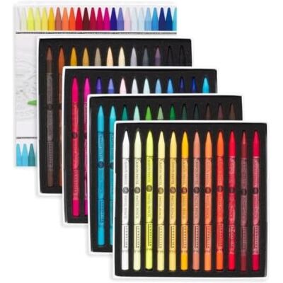 Sennelier 48 lápis pastel seco extra fino e 1 cartão Sennelier 48 lápis pastel seco extra fino e 1 cartão