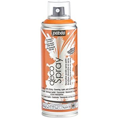 ART DecoSpray Laranja Mandarim 200 ml - Tinta em spray para hobbies criativos ART DecoSpray Laranja Mandarim 200 ml - Tinta em spray para hobbies criativos