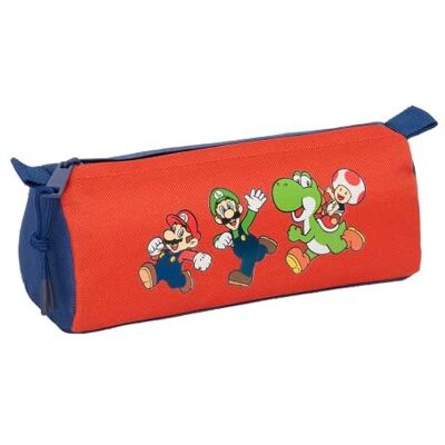 Safta Plumier Duplo Super Mario Bros Mamma MIA 29 peças, estojo escolar infantil com 2 compartimentos e fecho de correr, 12,5 x 4 x 19,5 cm, inclui marcadores, lápis e caneta, Estojo retangular Bros Safta Plumier Duplo Super Mario Bros Mamma MIA 29 peças, estojo escolar infantil com 2 compartimentos e fecho de correr, 12,5 x 4 x 19,5 cm, inclui marcadores, lápis e caneta, Estojo retangular Bros