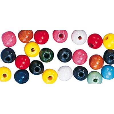 Rayher Hobby contas de madeira (6 mm, 6 mm, 49 unidades, 115 unidades) Rayher Hobby contas de madeira (6 mm, 6 mm, 49 unidades, 115 unidades)