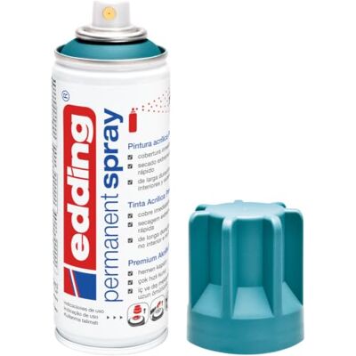Edding Spray Permanente de Pintura Acrílica 200 ml Petróleo Mate Edding Spray Permanente de Pintura Acrílica 200 ml Petróleo Mate