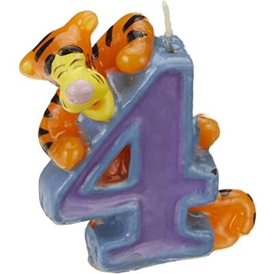 Disney Procos 61063.04 Winnie Pooh vela N4, multicolorido Disney Procos 61063.04 Winnie Pooh vela N4, multicolorido