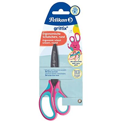Pelikan Griffix Lovely Pink Tesoura arredondada Pelikan Griffix Lovely Pink Tesoura arredondada