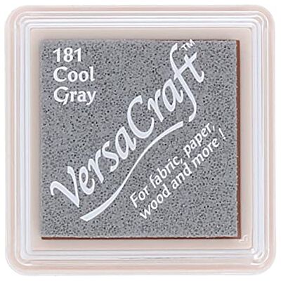 Tsukineko Versacraft Almofada de carimbo cinzento (Cool Grey) Tsukineko Versacraft Almofada de carimbo cinzento (Cool Grey)