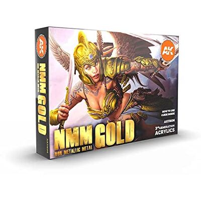 AK Interactive (AK11606) Set NMM (metal não metálico) dourado AK Interactive (AK11606) Set NMM (metal não metálico) dourado