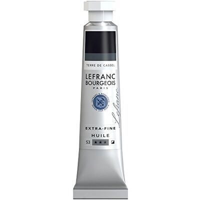 Lefranc Bourgeois Óleo extra fino de 20 ml, tubo de pintura, terra casel Lefranc Bourgeois Óleo extra fino de 20 ml, tubo de pintura, terra casel