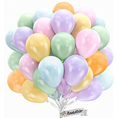 Bastelbär Balões de aniversário ORGÂNICO • 100 peças • Feito na Europa • Balões ecológicos premium • 100% látex natural • biodegradável • balões de aniversário • balões de cores • balões pastel balões de hélio Bastelbär Balões de aniversário ORGÂNICO • 100 peças • Feito na Europa • Balões ecológicos premium • 100% látex natural • biodegradável • balões de aniversário • balões de cores • balões pastel balões de hélio