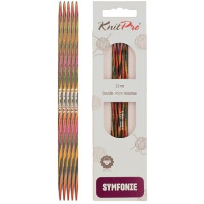 KnitPro Bétula Symfonie 10cm 3,00mm US2 ½ - Agulhas KnitPro Bétula Symfonie 10cm 3,00mm US2 ½ - Agulhas