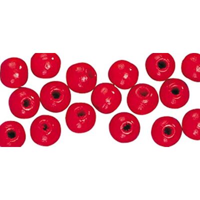 Rayher Hobby Contas de madeira (6 mm, 6 mm, 18 vermelhas, 115 unidades) Rayher Hobby Contas de madeira (6 mm, 6 mm, 18 vermelhas, 115 unidades)