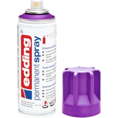 Edding spray permanente de pintura acrílica 200 ml mirtilo mate Edding spray permanente de pintura acrílica 200 ml mirtilo mate