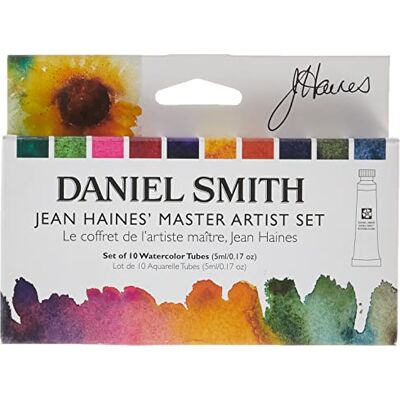 Conjunto de aquarelas extra-fino Daniel Smith Jean Haines - Kit de pintura Conjunto de aquarelas extra-fino Daniel Smith Jean Haines - Kit de pintura