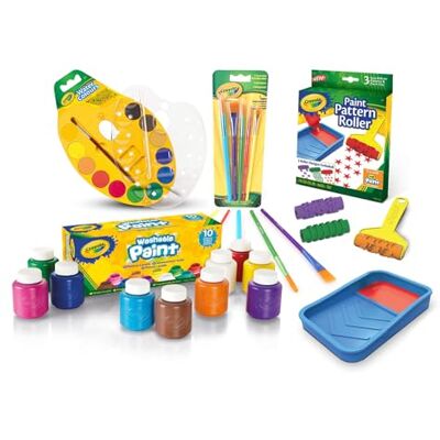 CRAYOLA ® Kit atividades pintura atraente, Art & Craft, pintura para casa e para a escola, presente para crianças, idade 5, 6, 7, 8, 9+ CRAYOLA ® Kit atividades pintura atraente, Art & Craft, pintura para casa e para a escola, presente para crianças, idade 5, 6, 7, 8, 9+