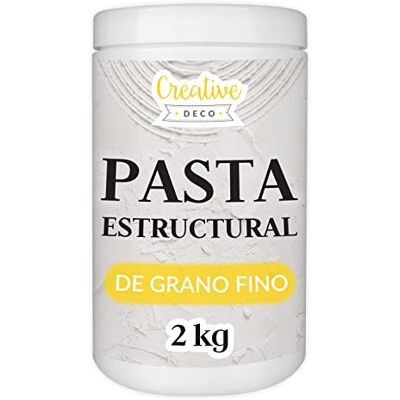 Creative Deco Pasta de Modelagem Artística - Branca - 2kg - Materiais de Arte Creative Deco Pasta de Modelagem Artística - Branca - 2kg - Materiais de Arte