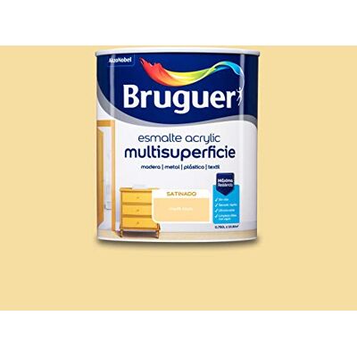 Bruguer Verniz acrílico multisuperfícies acetinado à base de água, marfim claro, 750 ml Bruguer Verniz acrílico multisuperfícies acetinado à base de água, marfim claro, 750 ml