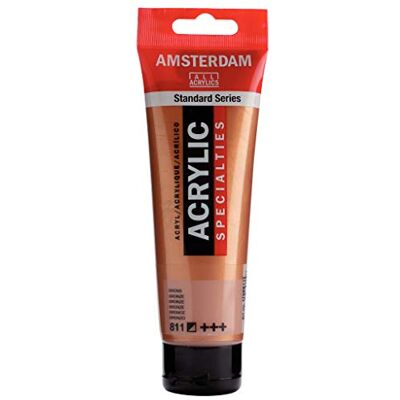 Amsterdam Standard Series cores acrílicas tubo de 120 ml bronze 811 () Amsterdam Standard Series cores acrílicas tubo de 120 ml bronze 811 ()