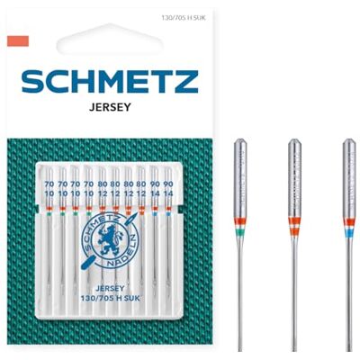 Agulhas para malha Schmetz - Conjunto de 10 Agulhas para malha Schmetz - Conjunto de 10