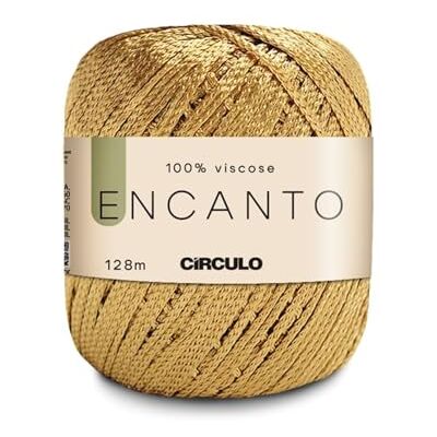 CÍRCULO ENCANTO Fio 100% Viscose para Crochet, 128 m, Fio da Marca – Ideal para Projetos de Tricô e Artesanato (7577) CÍRCULO ENCANTO Fio 100% Viscose para Crochet, 128 m, Fio da Marca – Ideal para Projetos de Tricô e Artesanato (7577)