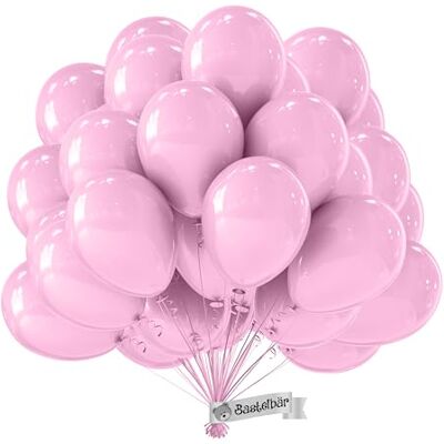 Bastelbär Balões rosa ORGÂNICO • 100 peças • Feito na Europa • Balões ecológicos premium • 100% látex natural • biodegradável • balões de aniversário • balões de aniversário • balões de rosas Bastelbär Balões rosa ORGÂNICO • 100 peças • Feito na Europa • Balões ecológicos premium • 100% látex natural • biodegradável • balões de aniversário • balões de aniversário • balões de rosas