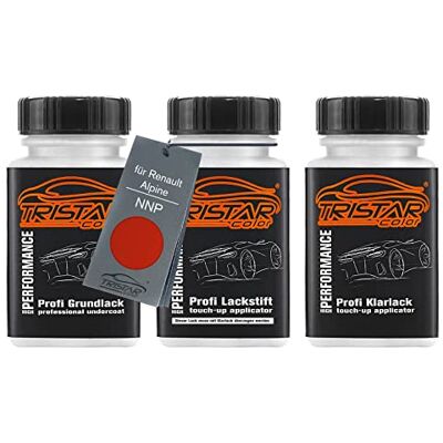 TRISTARcolor Lápis de retoque para Renault NNP Rouge Flamme Nacre +1K Para Renault / Alpine, Vlamrood Nacre, pintura automotiva, kit camada de fundo base verniz, frascos de pintura com pincel TRISTARcolor Lápis de retoque para Renault NNP Rouge Flamme Nacre +1K Para Renault / Alpine, Vlamrood Nacre, pintura automotiva, kit camada de fundo base verniz, frascos de pintura com pincel