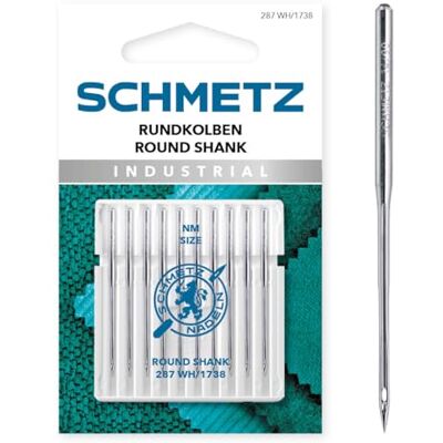 SCHMETZ 10 agulhas para máquina de costura pistão redondo 287 WH/1738 espessura da agulha 80/12 Nota: Verifique o sistema de agulhas recomendado no manual de instruções 287 WH/1738 compruebe el sistema de agujas según las especificaciones de l SCHMETZ 10 agulhas para máquina de costura pistão redondo 287 WH/1738 espessura da agulha 80/12 Nota: Verifique o sistema de agulhas recomendado no manual de instruções 287 WH/1738 compruebe el sistema de agujas según las especificaciones de l