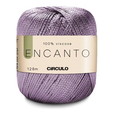 CÍRCULO Lindo Fio 00% viscose para crochê, 28 m, fio de marca , ideal para projetos de tecido e artesanato (malva) CÍRCULO Lindo Fio 00% viscose para crochê, 28 m, fio de marca , ideal para projetos de tecido e artesanato (malva)