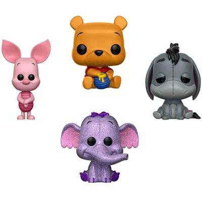 Funko Pop! Disney: Winnie The Pooh Piglet 4pk Figura de vinil colecionável ideia de presente Mercadoria Oficial Brinquedos para crianças e adultos Fãs de TV boneco para colecionadores Funko Pop! Disney: Winnie The Pooh Piglet 4pk Figura de vinil colecionável ideia de presente Mercadoria Oficial Brinquedos para crianças e adultos Fãs de TV boneco para colecionadores