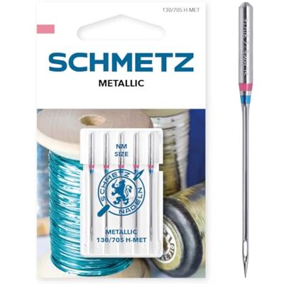 SCHMETZ Metallic 90/14 5 agulhas para máquinas de costura SCHMETZ Metallic 90/14 5 agulhas para máquinas de costura
