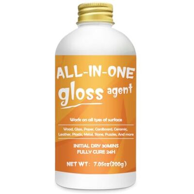 1DFAUL 200 ml cola trabalhos manuais acabamento brilhante, verniz e selante Secagem rápida, resistente a riscos e abrasões, resistente à água, para madeira, papel, argila, tecido e muito mais. 1DFAUL 200 ml cola trabalhos manuais acabamento brilhante, verniz e selante Secagem rápida, resistente a riscos e abrasões, resistente à água, para madeira, papel, argila, tecido e muito mais.