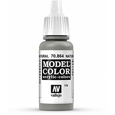 Vallejo Model Color Tinta Acrílica, Cinza (Aço Natural), 17 ml Vallejo Model Color Tinta Acrílica, Cinza (Aço Natural), 17 ml