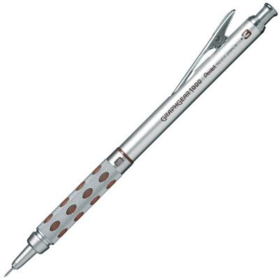 Pentel Graphgear 1000 Lápis mecânico para desenho (0,3 mm), cor marrom () Pentel Graphgear 1000 Lápis mecânico para desenho (0,3 mm), cor marrom ()
