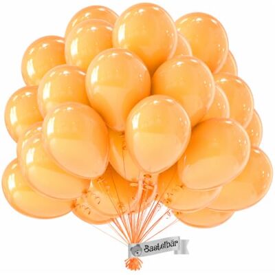 Bastelbär Balões damasco orgânico • 50 peças • Feito na Europa • Balões ecológicos premium • 100% látex natural • biodegradável • Ø 34 cm • balões de aniversário • clima neutro • balões de cores Bastelbär Balões damasco orgânico • 50 peças • Feito na Europa • Balões ecológicos premium • 100% látex natural • biodegradável • Ø 34 cm • balões de aniversário • clima neutro • balões de cores