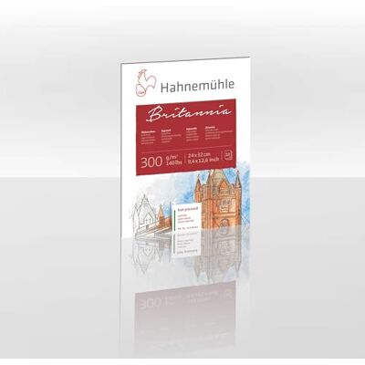 Hahnemühle Hahnemuhle Britannia Bloco de 300 g/m², 24 x 32 cm Hahnemühle Hahnemuhle Britannia Bloco de 300 g/m², 24 x 32 cm