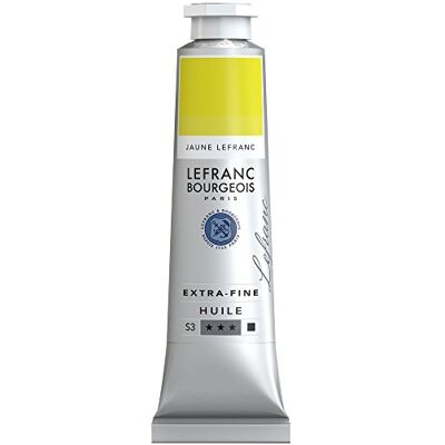 Lefranc Bourgeois Óleo extra fino de 40 ml, tubo de pintura, amarelo Lefranc Lefranc Bourgeois Óleo extra fino de 40 ml, tubo de pintura, amarelo Lefranc