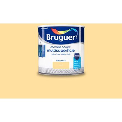 Bruguer Verniz multisuperfícies acrílico à base de água brilhante marfim 250 ml Bruguer Verniz multisuperfícies acrílico à base de água brilhante marfim 250 ml