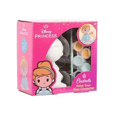 Cinderela da Disney Princess Kit de pintura Pinta a sua figura Cinderela, kit de pintura com pincéis e cores, a partir dos 3 anos Cinderela da Disney Princess Kit de pintura Pinta a sua figura Cinderela, kit de pintura com pincéis e cores, a partir dos 3 anos