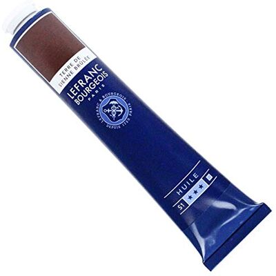 Lefranc Bourgeois Lefranc & Bourgeois Fine Oil Tinta a óleo, amarelo (Burnt Sienna), 150 ml Lefranc Bourgeois Lefranc & Bourgeois Fine Oil Tinta a óleo, amarelo (Burnt Sienna), 150 ml