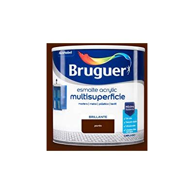 Bruguer Verniz multisuperfícies acrílico à base de água brilhante castanho 250 ml Bruguer Verniz multisuperfícies acrílico à base de água brilhante castanho 250 ml