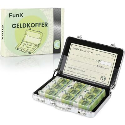 FunX Caixa de dinheiro com cartão de felicitações, caixa de presente para casamentos, cerimónia juvenil ou aniversário, 10 x 7 cm FunX Caixa de dinheiro com cartão de felicitações, caixa de presente para casamentos, cerimónia juvenil ou aniversário, 10 x 7 cm