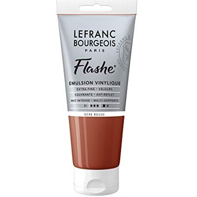 Lefranc Bourgeois vinil pintura acrílica, cor extra fina de vinil para artistas, Rotocker, tubo 80 ml Vinylfarbe Lefranc Bourgeois vinil pintura acrílica, cor extra fina de vinil para artistas, Rotocker, tubo 80 ml Vinylfarbe