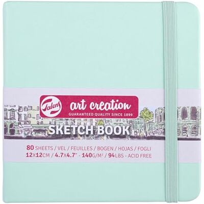 ART Caderno de esboços (80 folhas, 12 x 12 cm, tamanho de menta fresca) ART Caderno de esboços (80 folhas, 12 x 12 cm, tamanho de menta fresca)